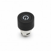 ALX-6D081 INTRERUPATOR PUSH ILUMINAT ALBASTRU 4 CONTACTE 12,5MM CU MEMBRANA CAUCIUC