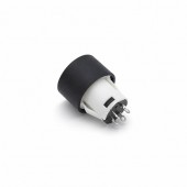 ALX-6D081 INTRERUPATOR PUSH ILUMINAT ALBASTRU 4 CONTACTE 12,5MM CU MEMBRANA CAUCIUC