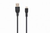 CCP-MUSB2-AMBM-0.1 CABLU USB 2.0 MICRO USB B AURIT LUNGIME 0.1M NEGRU