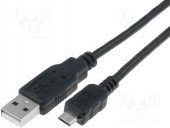CU271-008-PB CABLU USB 2.1 TATA MICRO USB B MAMA 0.8M NEGRU