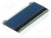 EADOGM162B-A AFISAJ LCD ALFANUMERIC STN NEGATIVE 16X2 ALBASTRU 20 PINI