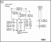 GBU10K-DC PUNTE REDRESOARE MONOFAZATA 10A 800V PLATA
