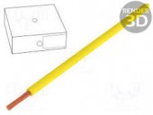 H05VK075GE CABLU H05V-K LITAT MULTIFILAR CUPRU 0.75MM2 PVC GALBEN 300V 500V CLASA 5