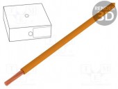 H05VK075OR CABLU H05R-K LITAT MULTIFILAR CUPRU 0.75MM2 PVC PORTOCALIU 300V 500V