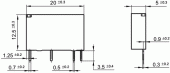 HF49FD/012-1H11F RELEU ELECTROMAGNETIC SPST-NO BOBINA 12VDC 5A 5A/250VAC