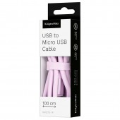 KM1270-1P CABLU SILICON USB-MICRO USB 1M BASIC KRUGER&MATZ