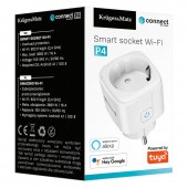 KM2202-W PRIZA SMART WIFI CONNECT P4 TUYA KRUGER&MATZ