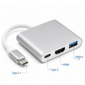 PMH01 HUB USB-C 3IN1 HDMI 4K USB-A 3.2 USB-C PD 100W