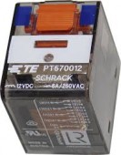 PT570012 RELEU ELECTROMAGNETIC BOBINA 12VDC 4PDT 6A