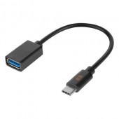 RB-6007-015-B CABLU USB - USB MAMA TIP C OTG 15CM REBEL 