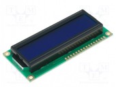 RC1602B-BIW-CSX AFISAJ LCD ALFANUMERIC STN NEGATIVE 16X2 ALBASTRU LED