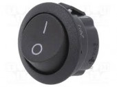RR511D1121 BUTON ROCKER SPST-NO 2 POZITII ON-OFF 10A/250VAC NEGRU