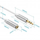S-AU061-300 CABLU AUDIO 3.5 TATA - MAMA 3.0M SENTIVUS