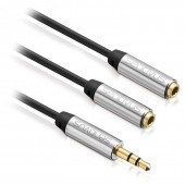 S-AU100-150 CABLU 3.5 TATA - 2X 3.5 MAMA 1.5M SENTIVUS