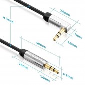 S-AU110-100 SET 2 CABLU 3.5 TATA - 3.5 TATA 1.0M SENTIVUS