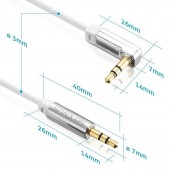S-AU111-100 SET 2 CABLU 3.5 TATA - 3.5 TATA 1.0M SENTIVUS