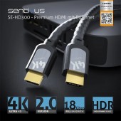 S-HD300-200 CABLU PREMIUM HDMI TATA - TATA 4K 2.0M SENTIVUS