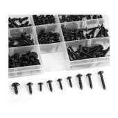 SET 340 BUCATI SURUBURI OTEL CARBON NEGRE