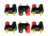 SET MUFE PANOU BANANA MAMA ROSU SI NEGRU