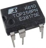 TOP258PN CIRCUIT INTEGRAT PMIC AC/DC SWITCHER CONTROLERSMPS DIP8